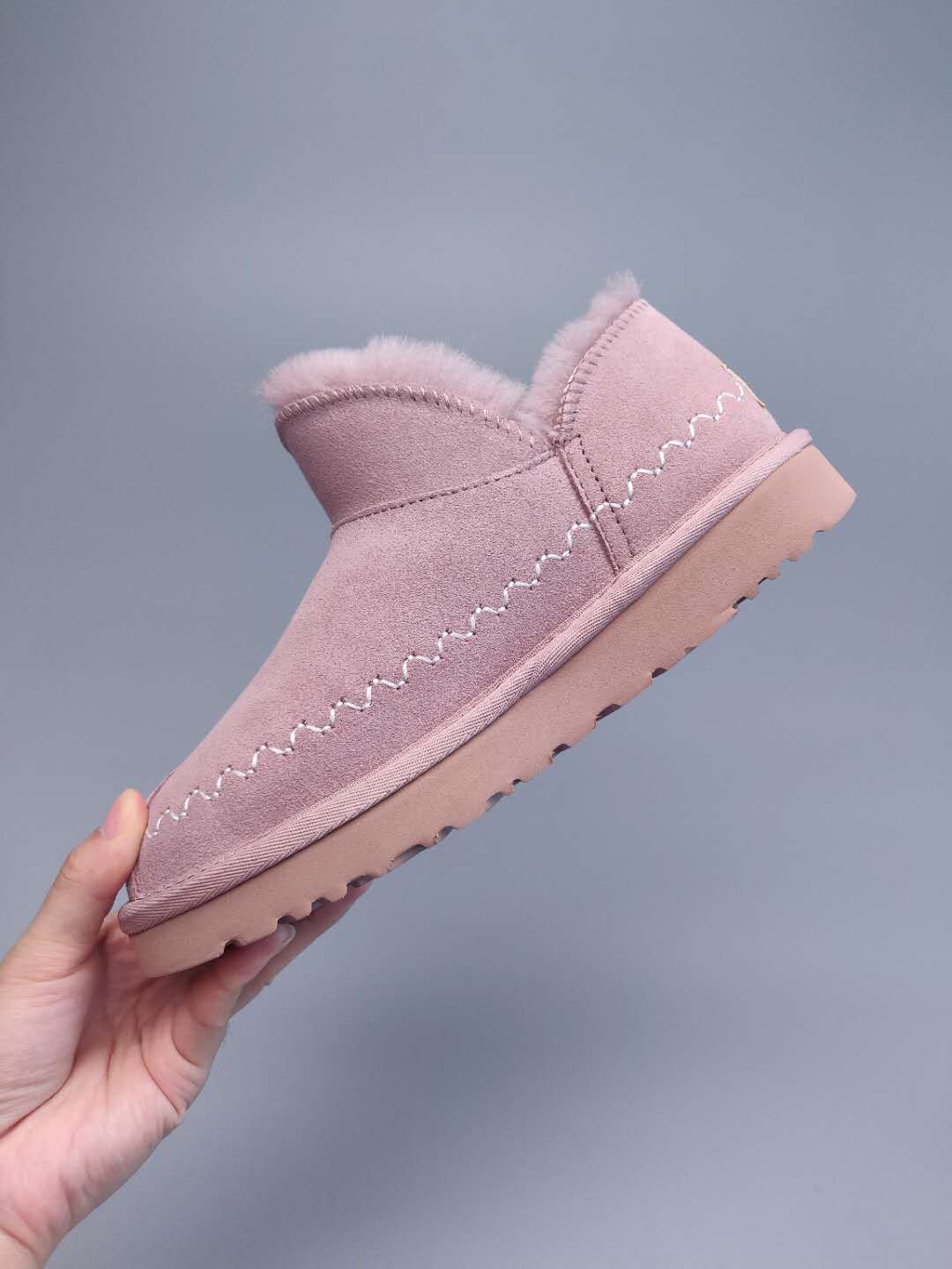 Dusty Pink Ankle Boots – New Style | In Stock