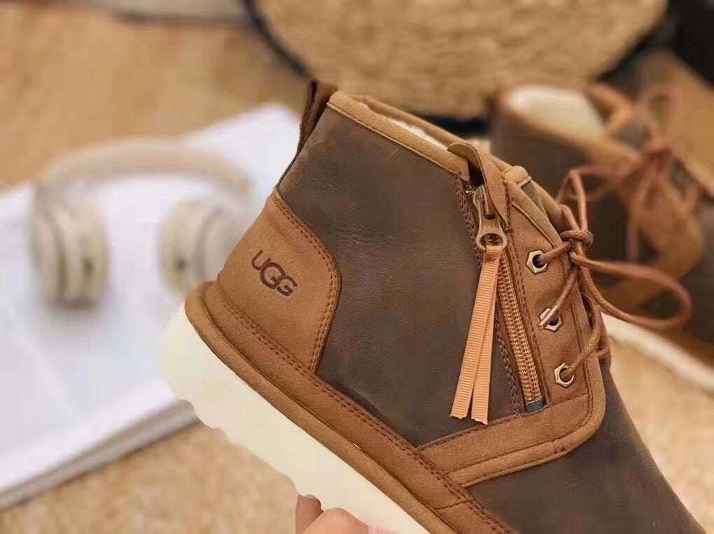 Chestnut Neum Zip-Up Sneakers – New Upgraded Edition