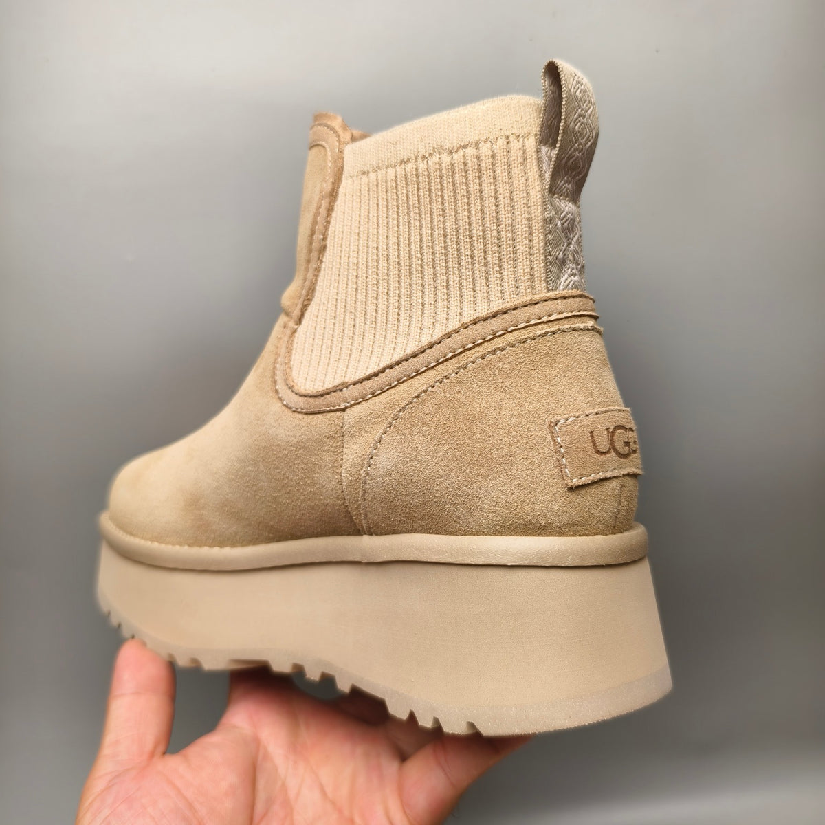 Sand 5cm Chunky Platform Fashion Sneakers – In Stock