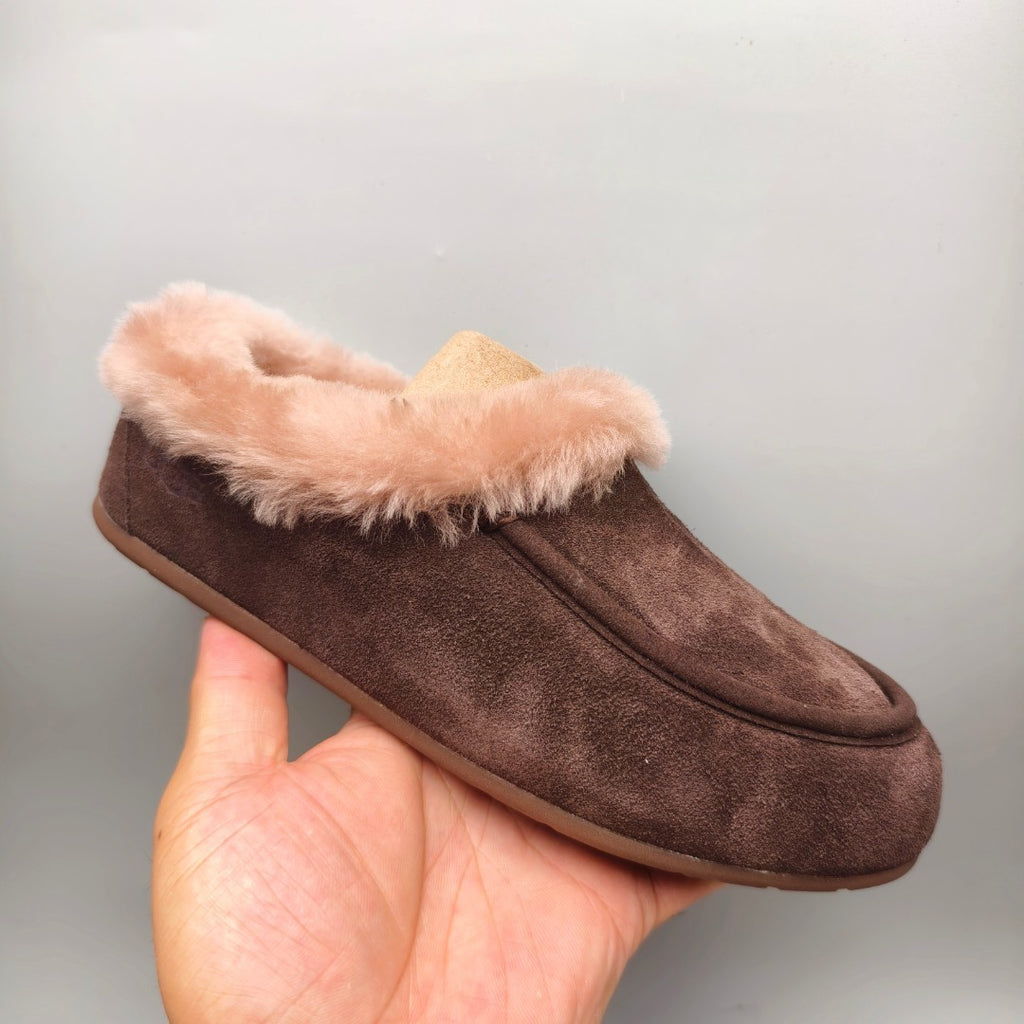 Chocolate Slip-On Casual Home Loafers – In Stock
