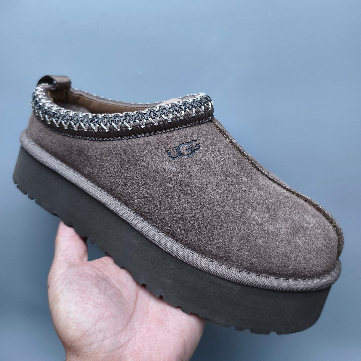 Walnut Brown Ethnic Style Chunky Sole Casual Shoes – In Stock