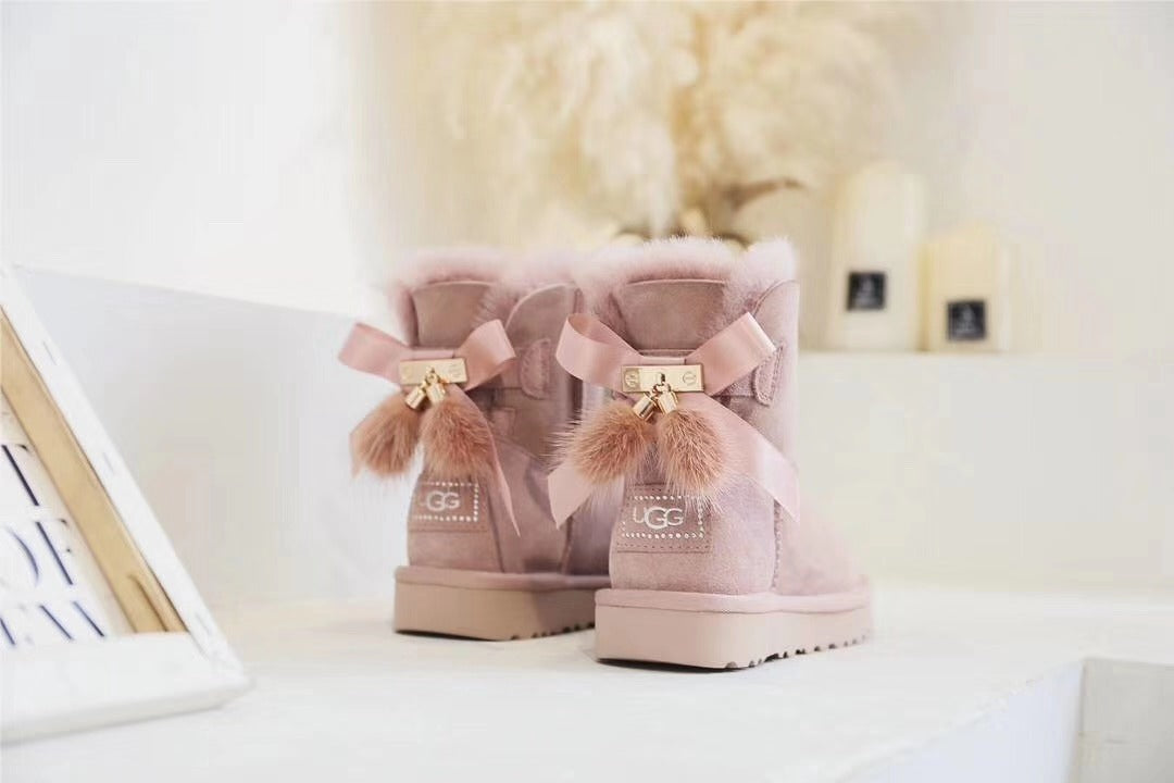 Dusk Pink 3-in-1 Convertible Snow Boots