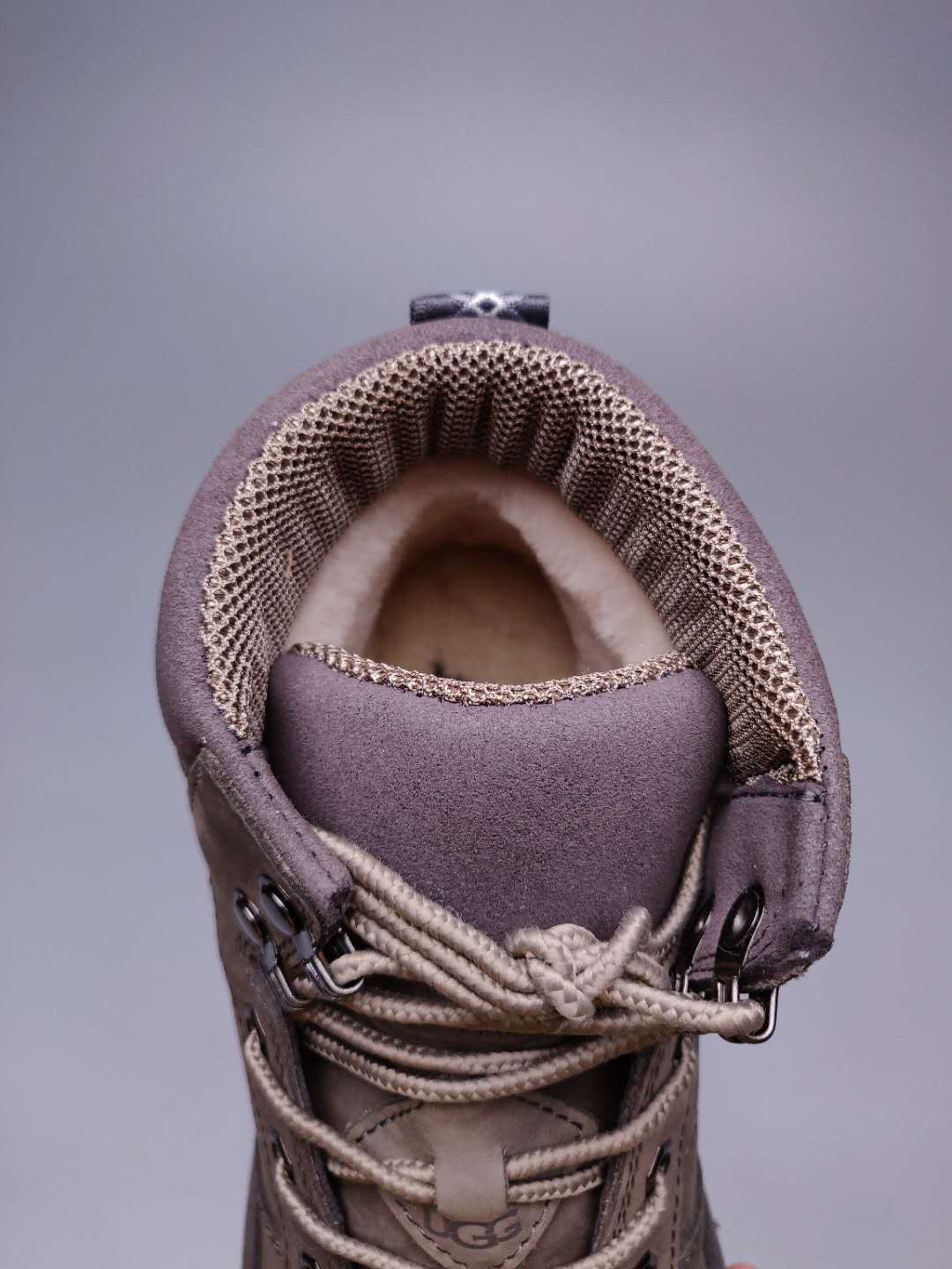 Grey Men’s Casual Lace-Up Shoes – In Stock