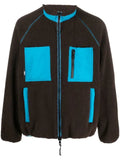 MSGM logo-patch fleece jacket