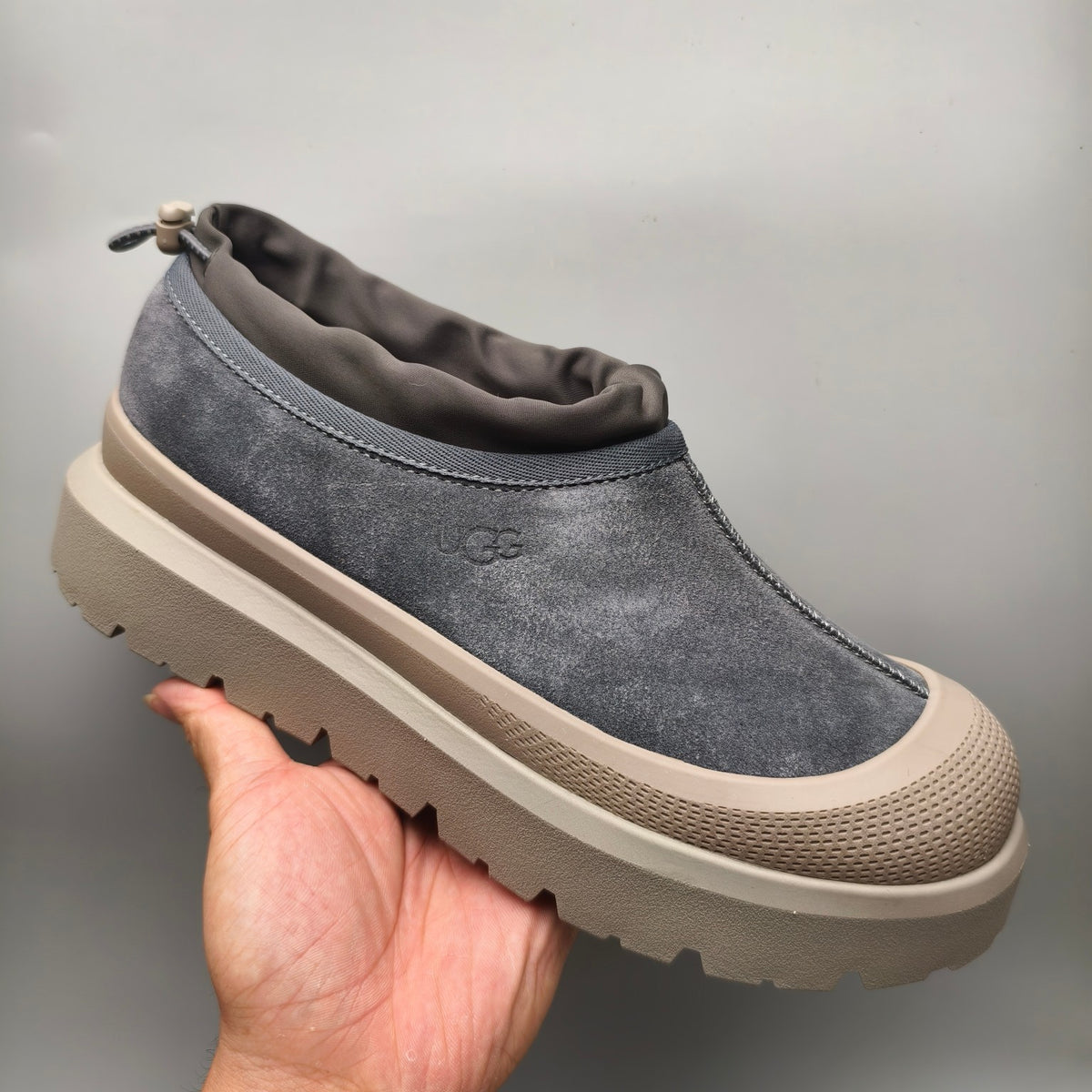 Dark Grey Slip-On Casual Streetwear Sneakers – In Stock