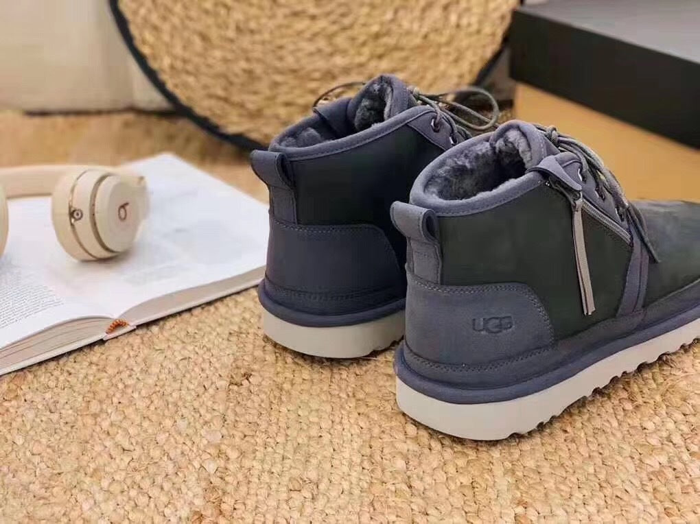 Dark Grey Neum Zip-Up Sneakers – New Upgraded Edition
