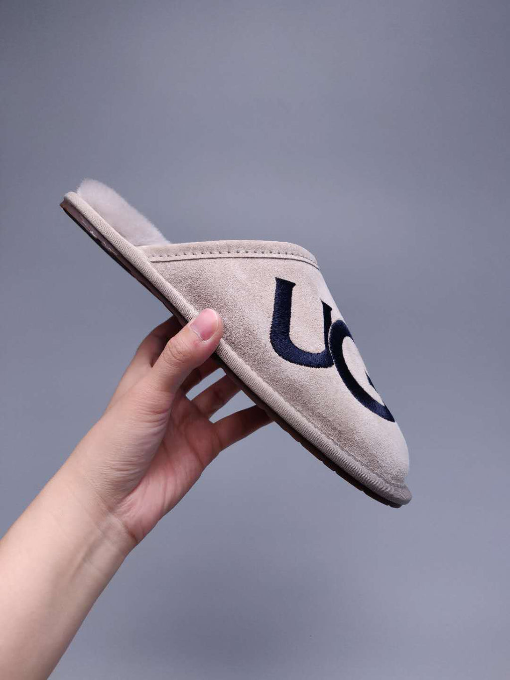 Grey G-Style Indoor Slippers – In Stock