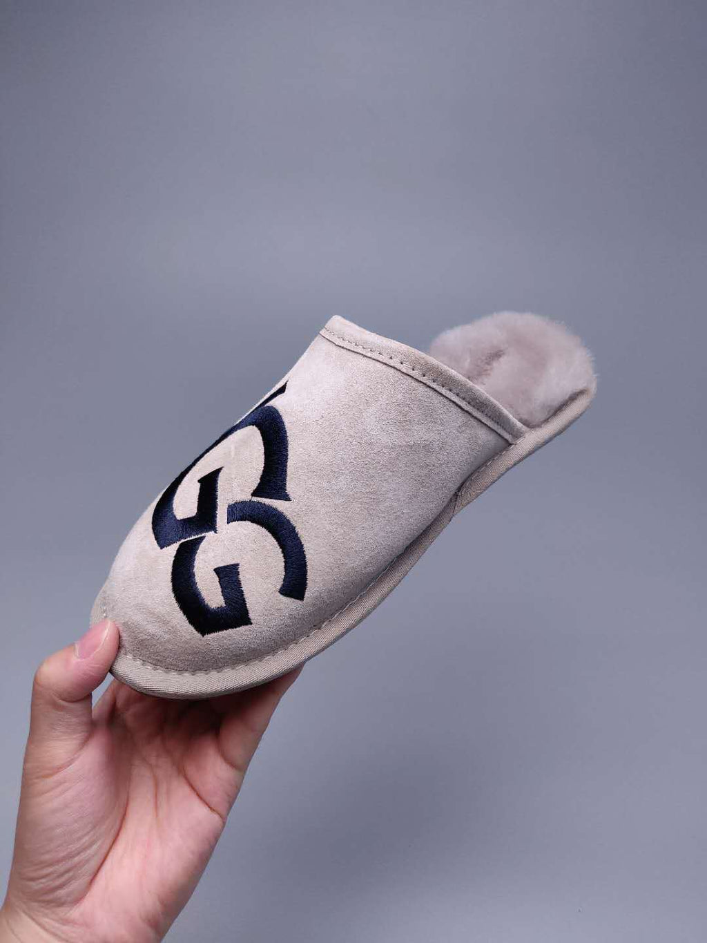 Grey G-Style Indoor Slippers – In Stock