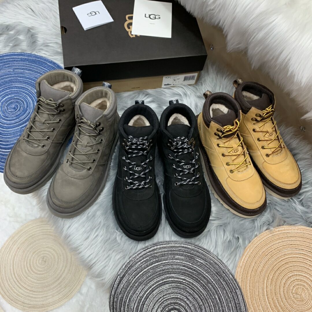 Grey Men’s Casual Lace-Up Shoes – In Stock