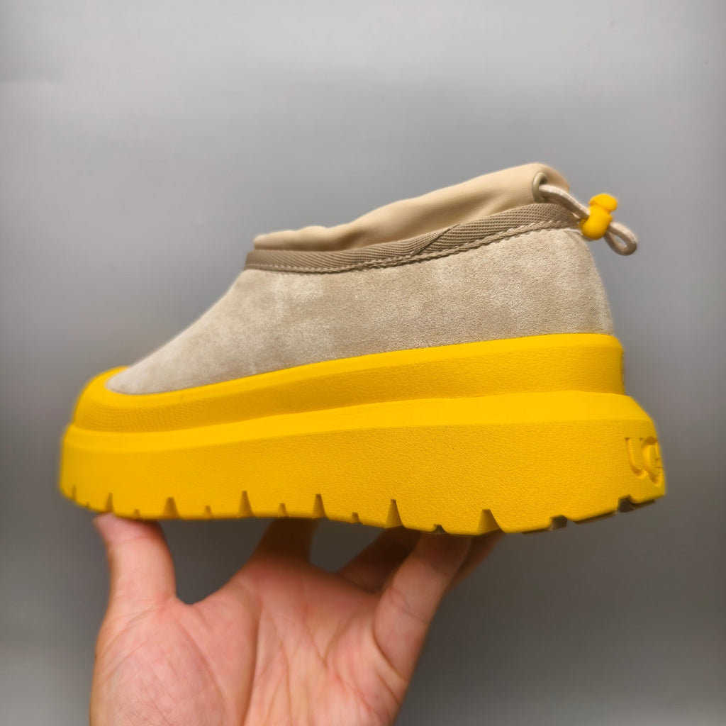 Yellow Slip-On Casual Streetwear Sneakers – In Stock