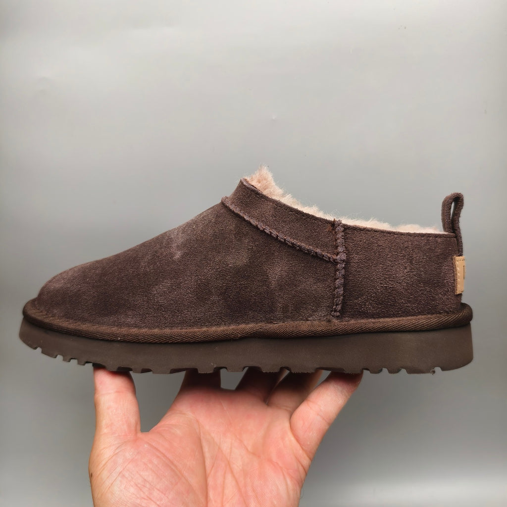 Chocolate Women’s Classic Slip-On Shoes – In Stock