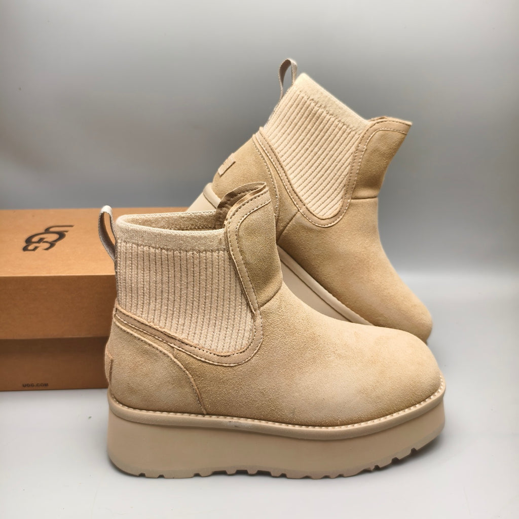 Sand 5cm Chunky Platform Fashion Sneakers – In Stock