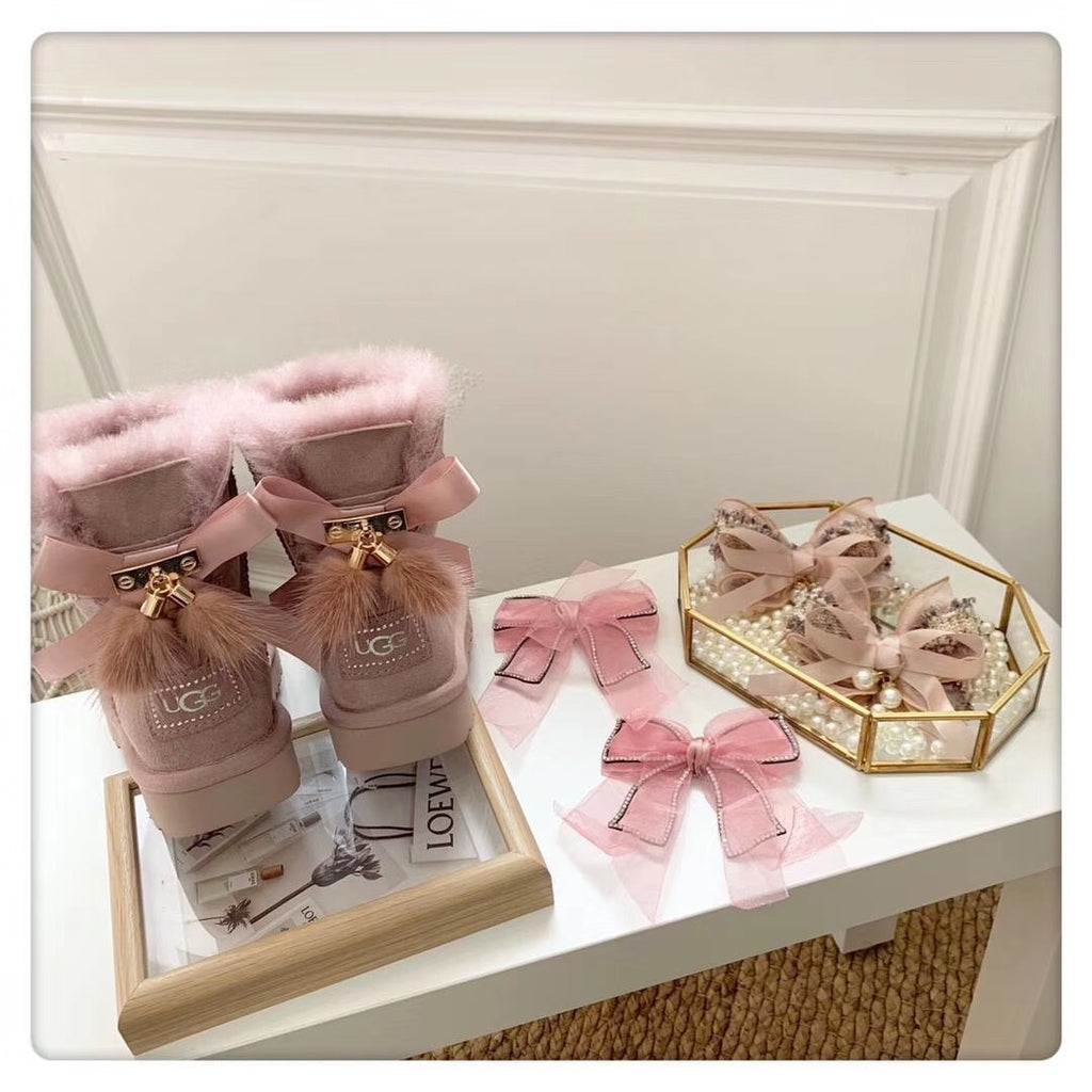 Dusk Pink 3-in-1 Convertible Snow Boots