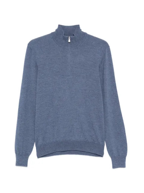 Tagliatore quarter-zip knit