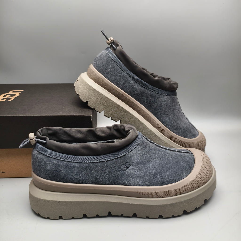 Dark Grey Slip-On Casual Streetwear Sneakers – In Stock