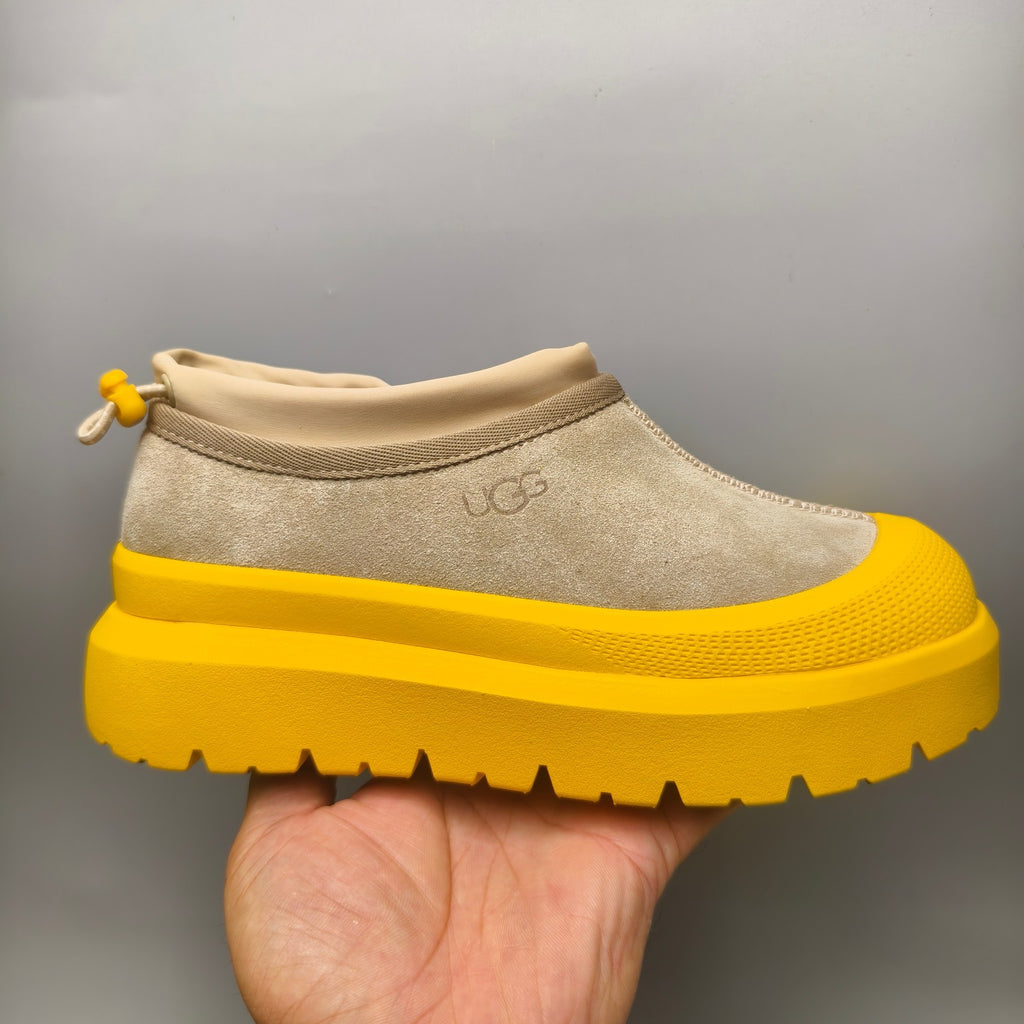 Yellow Slip-On Casual Streetwear Sneakers – In Stock