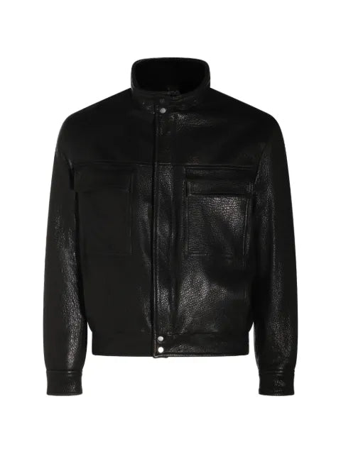 Salvatore Santoro grained leather jacket