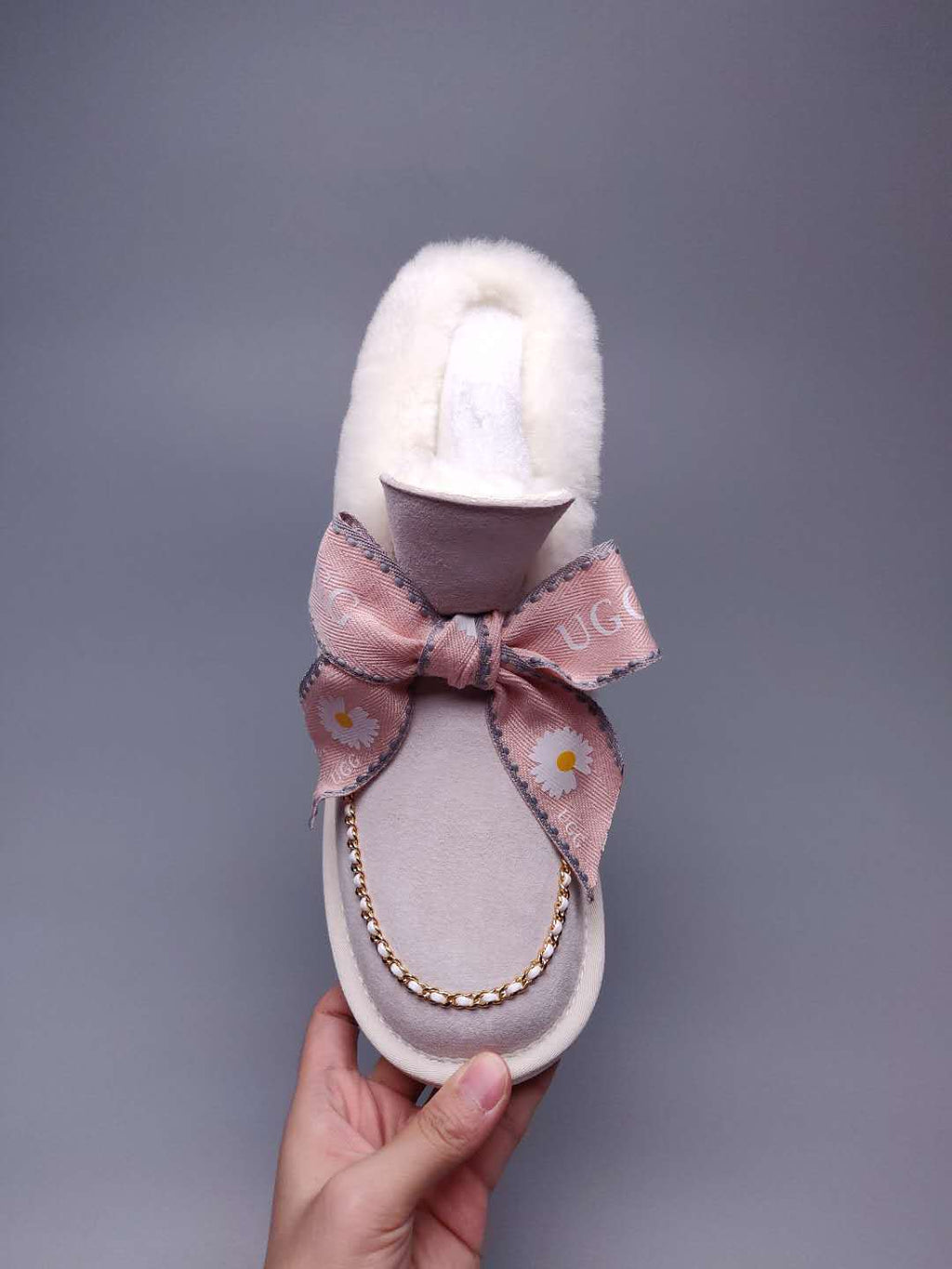 Milkshake White Daisy Chain Ribbon Shoes – In Stock