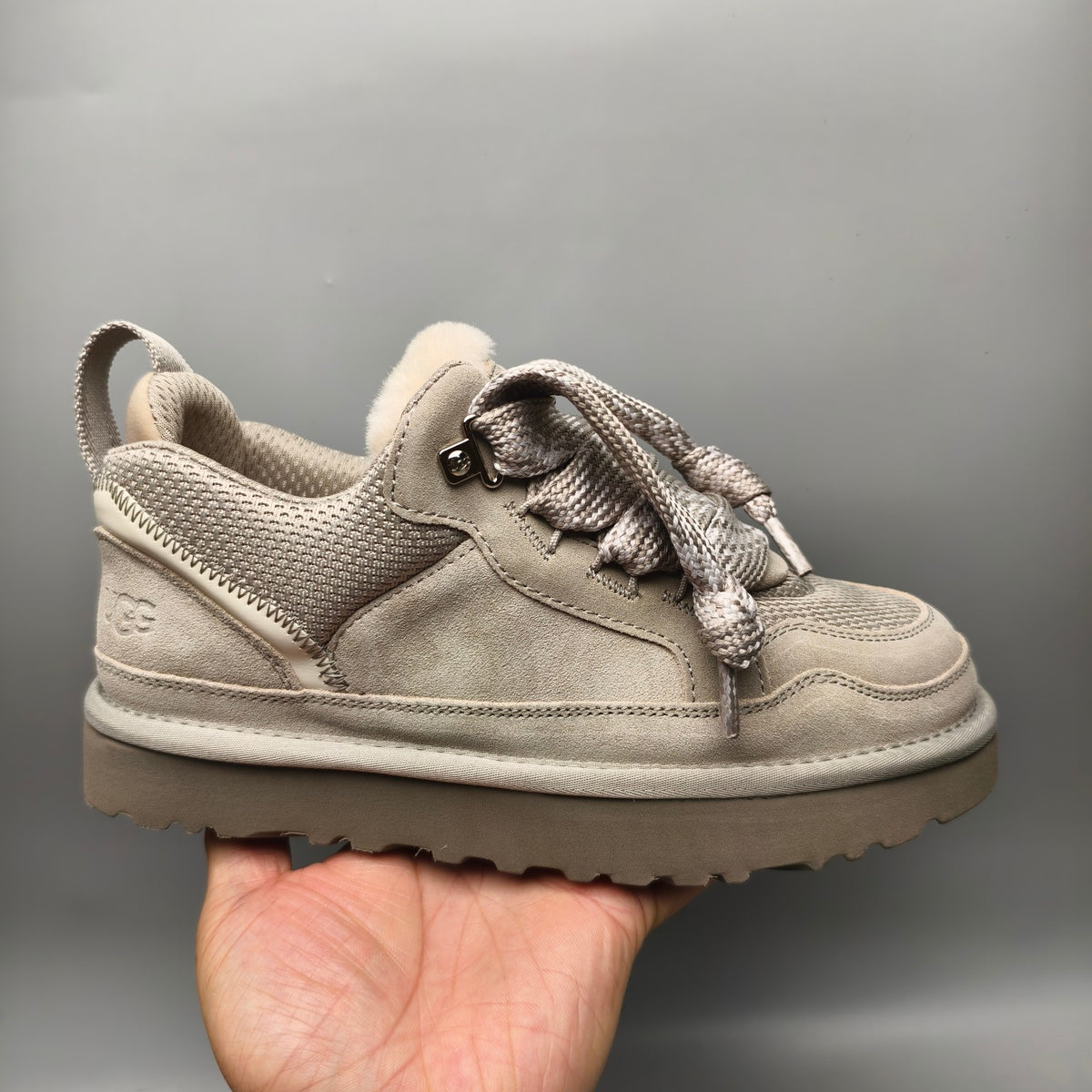 Grey Couples Mesh Sport Casual Sneakers – In Stock