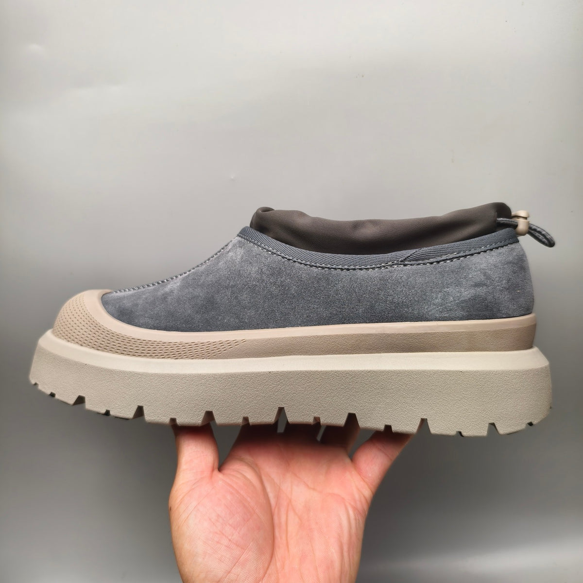 Dark Grey Slip-On Casual Streetwear Sneakers – In Stock
