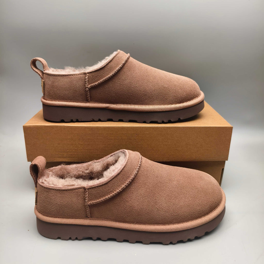 Mauve Pink Women’s Classic Slip-On Shoes – In Stock