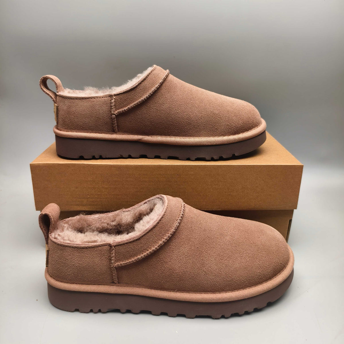 Mauve Pink Women’s Classic Slip-On Shoes – In Stock