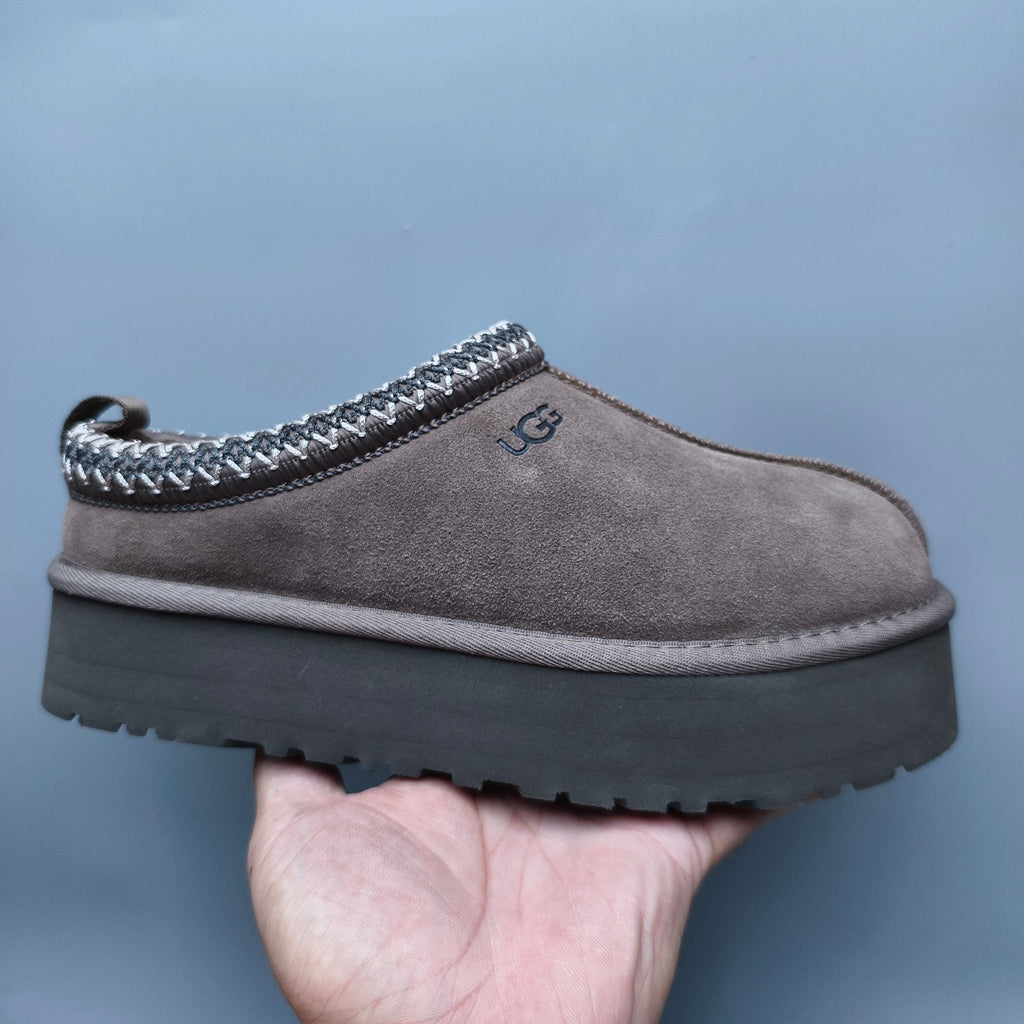 Walnut Brown Ethnic Style Chunky Sole Casual Shoes – In Stock