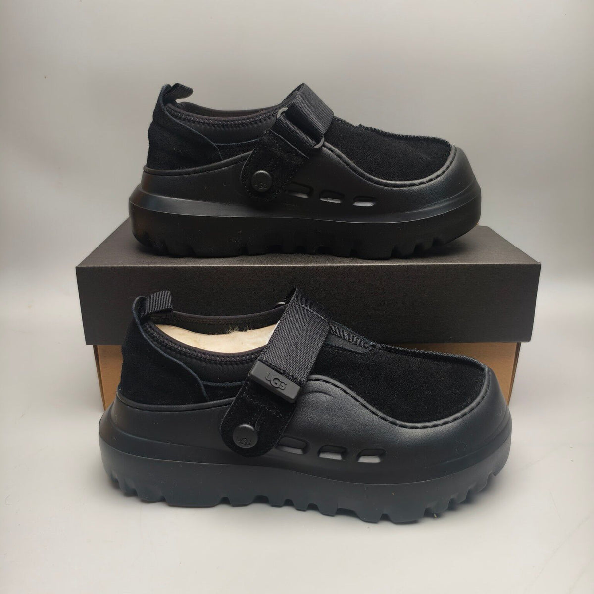 Black Unisex Slip-On Casual Shoes – In Stock