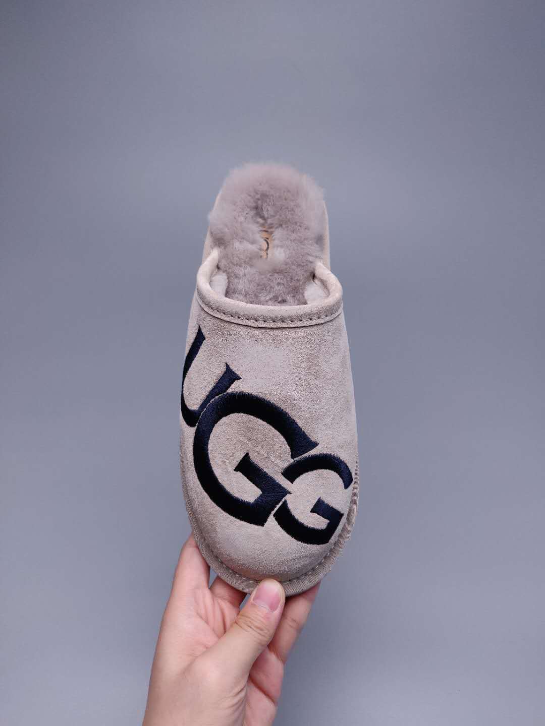 Grey G-Style Indoor Slippers – In Stock