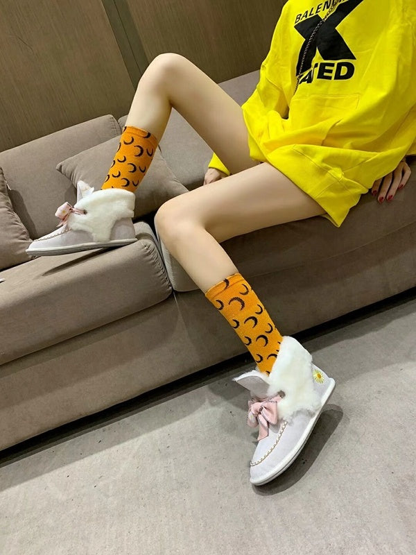 Milkshake White Daisy Chain Ribbon Shoes – In Stock