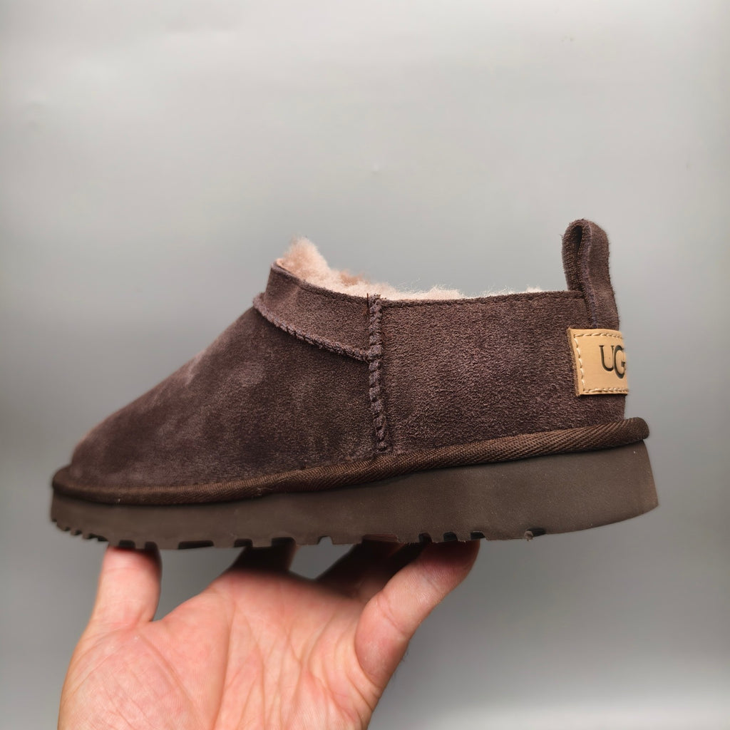 Chocolate Women’s Classic Slip-On Shoes – In Stock