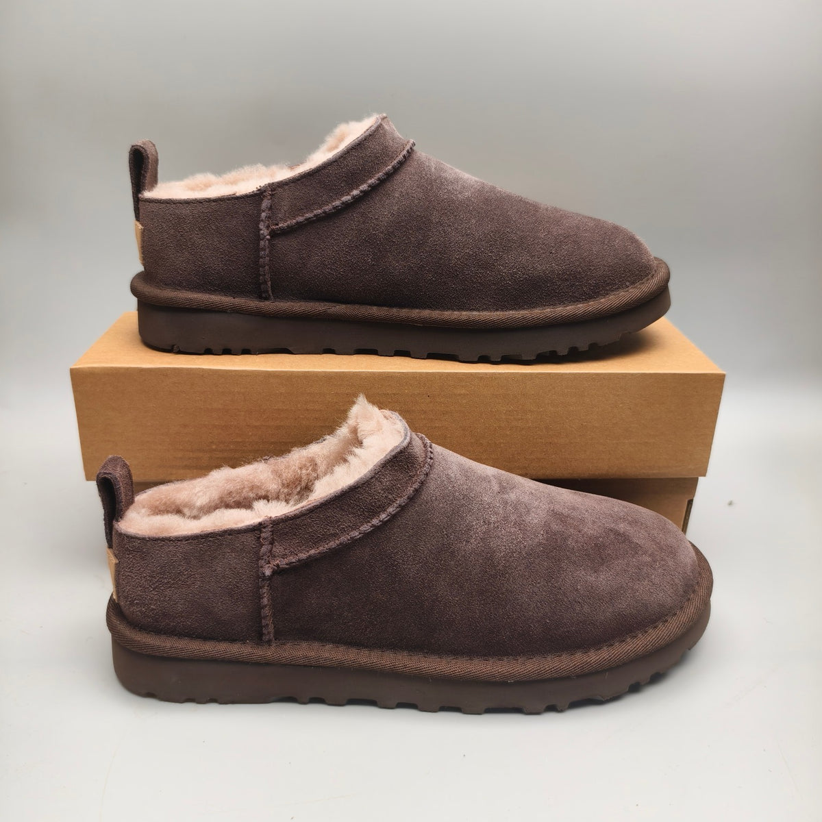 Chocolate Women’s Classic Slip-On Shoes – In Stock