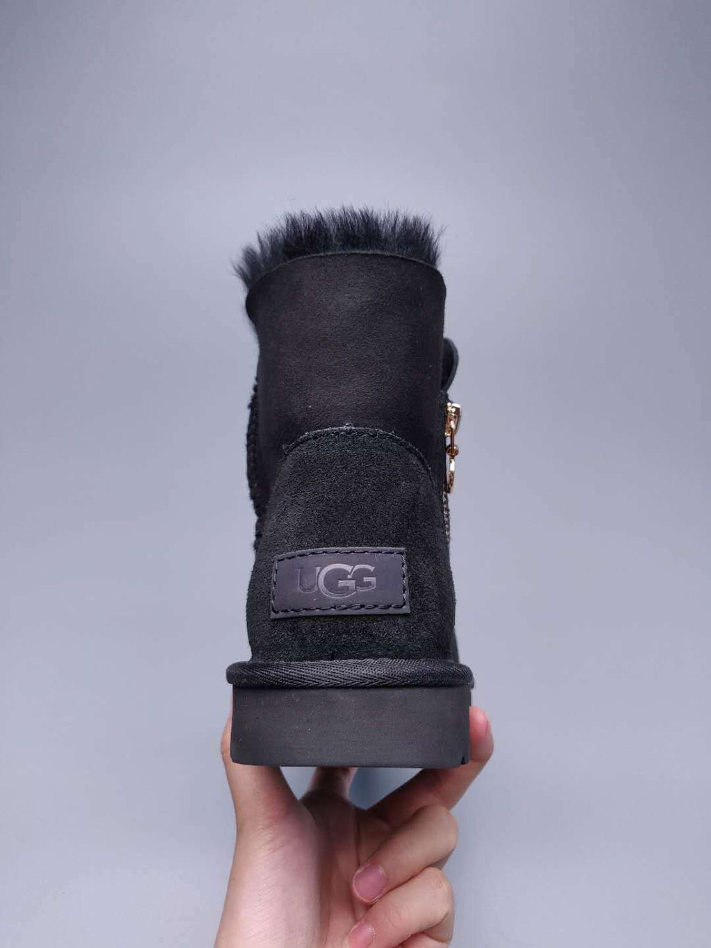 Black Side-Zip Ankle Boots – In Stock