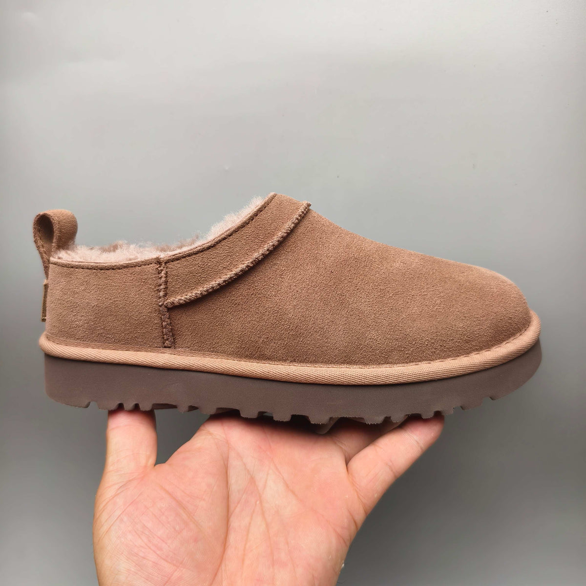 Mauve Pink Women’s Classic Slip-On Shoes – In Stock