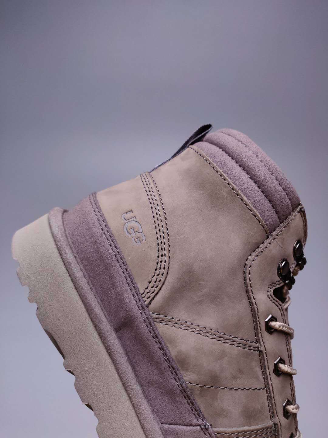 Grey Men’s Casual Lace-Up Shoes – In Stock