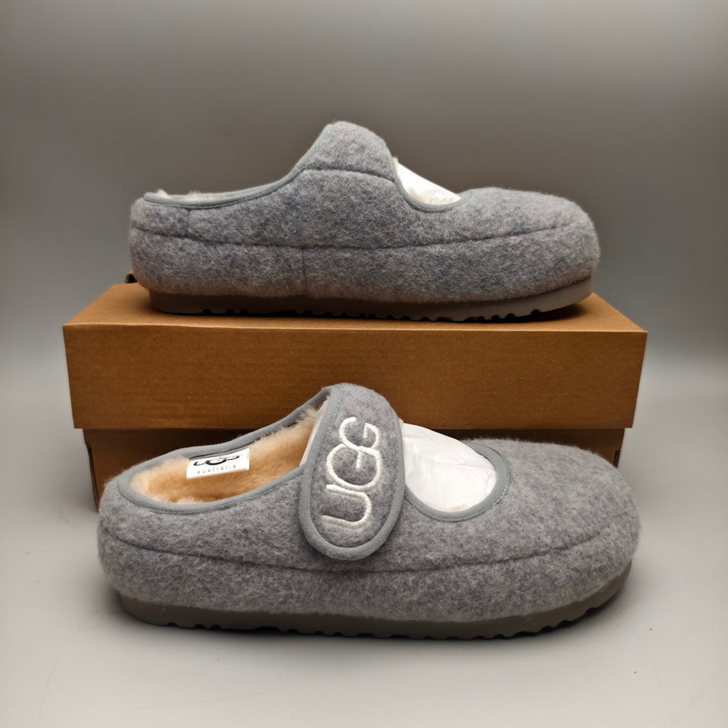 Grey Mary Jane Ultra-Lightweight Casual Shoes – In Stock