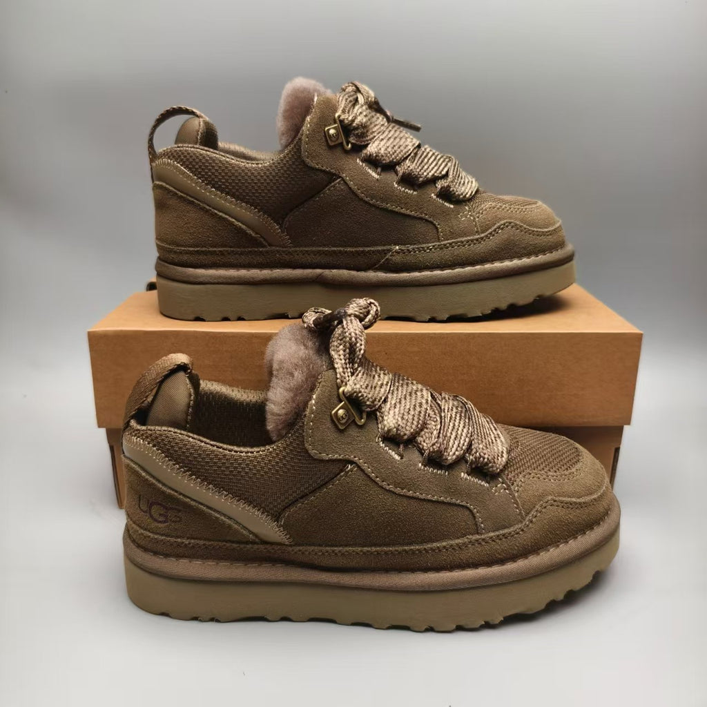 Walnut Couples Mesh Sport Casual Sneakers – In Stock