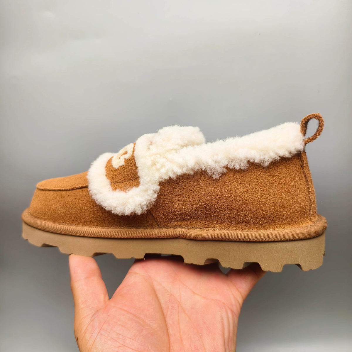 Chestnut Full-Coverage Big Logo Casual Shoes – In Stock