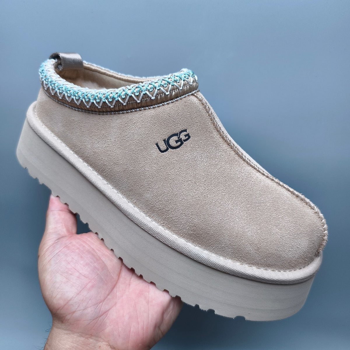 Beige Ethnic Style Chunky Sole Casual Shoes – In Stock