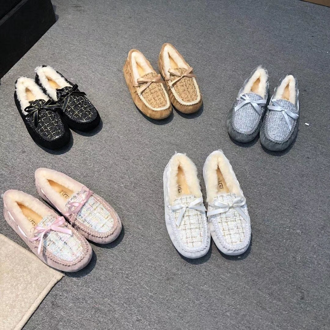 Black Chanel-Style Pebble Loafers – Sophisticated & Chic