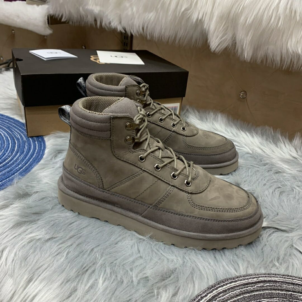 Grey Men’s Casual Lace-Up Shoes – In Stock