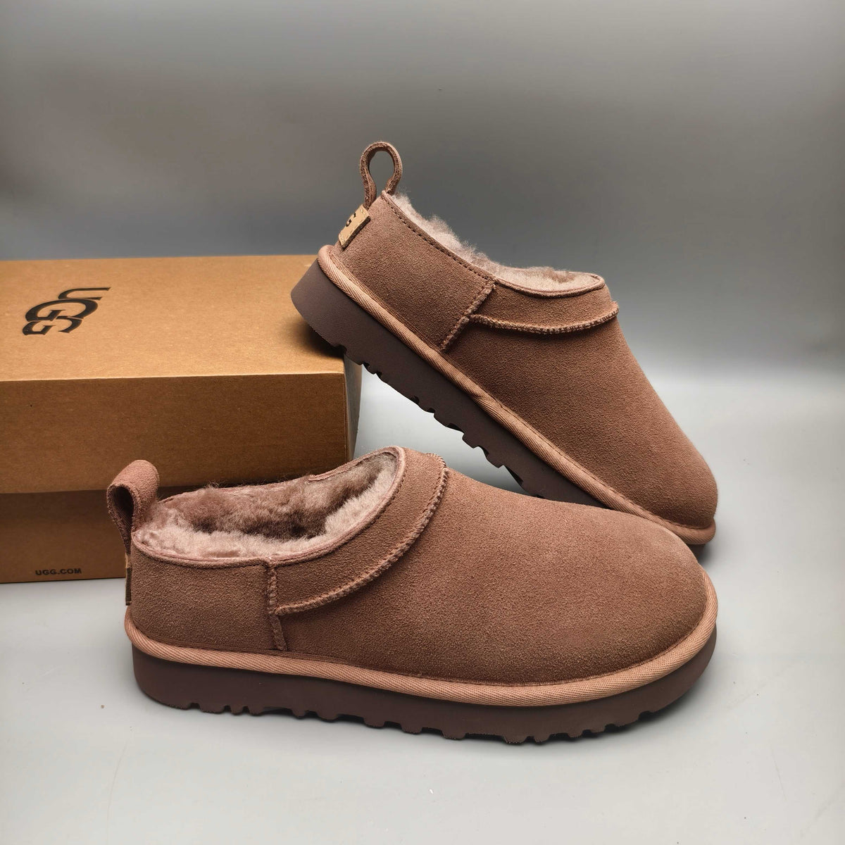 Mauve Pink Women’s Classic Slip-On Shoes – In Stock