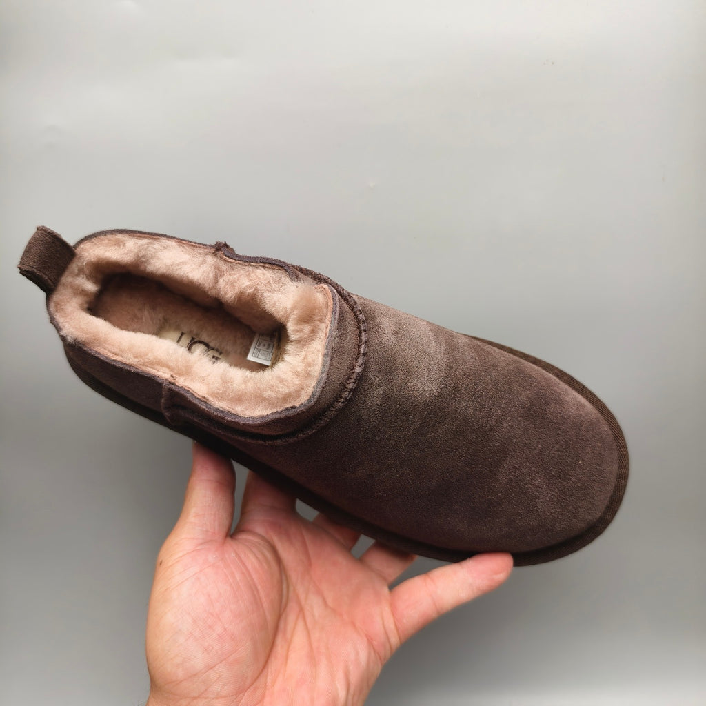 Chocolate Women’s Classic Slip-On Shoes – In Stock