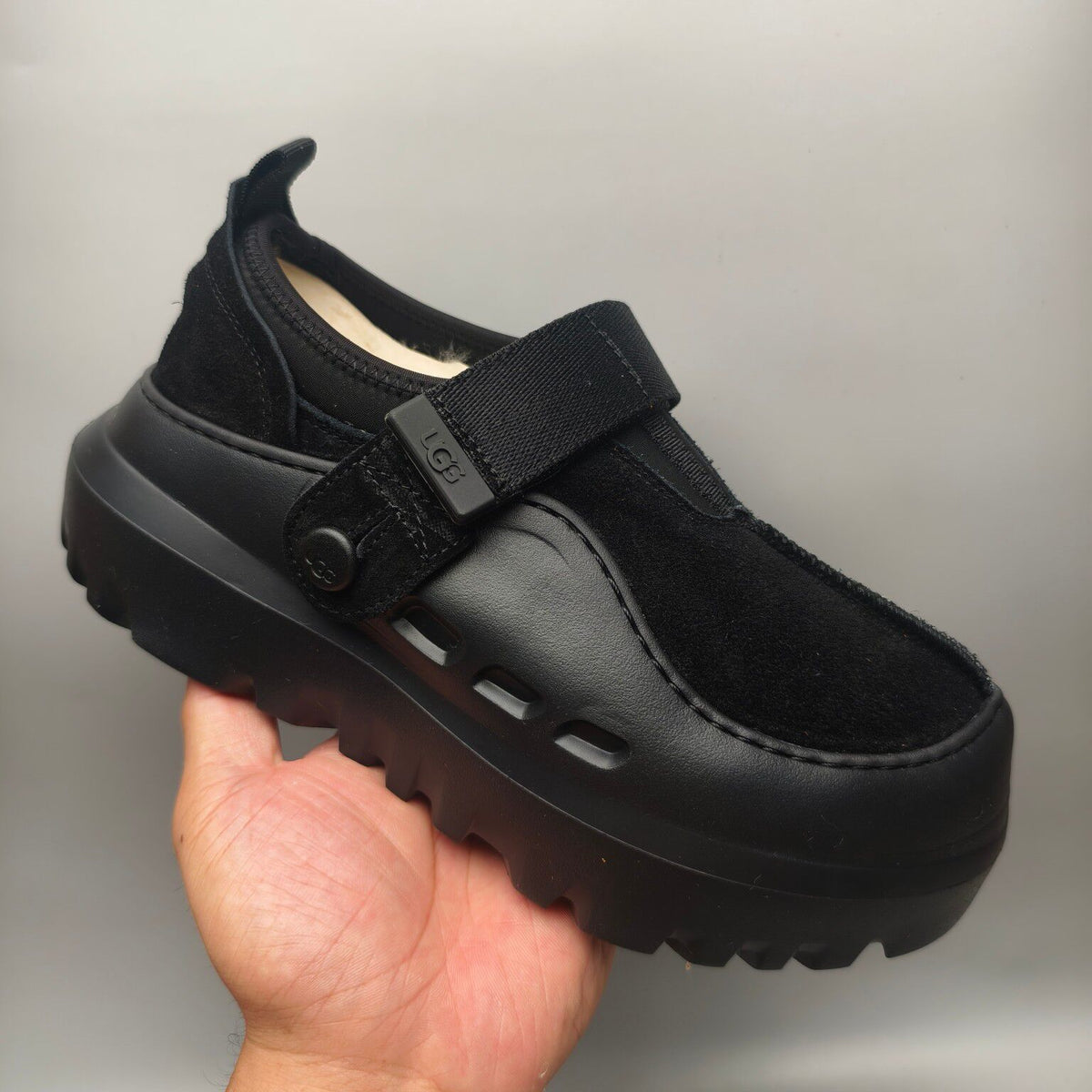 Black Unisex Slip-On Casual Shoes – In Stock