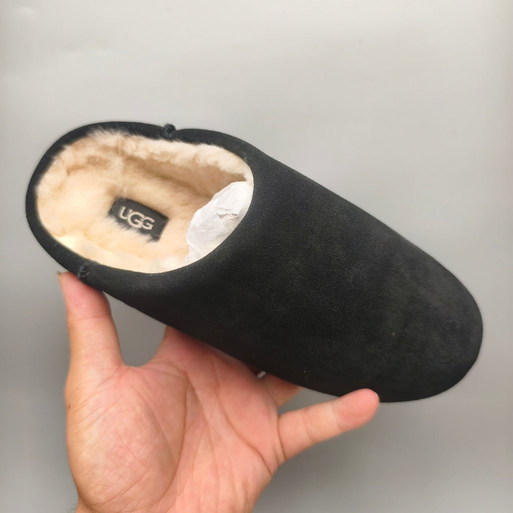 Black Slip-On Casual Home Shoes – In Stock