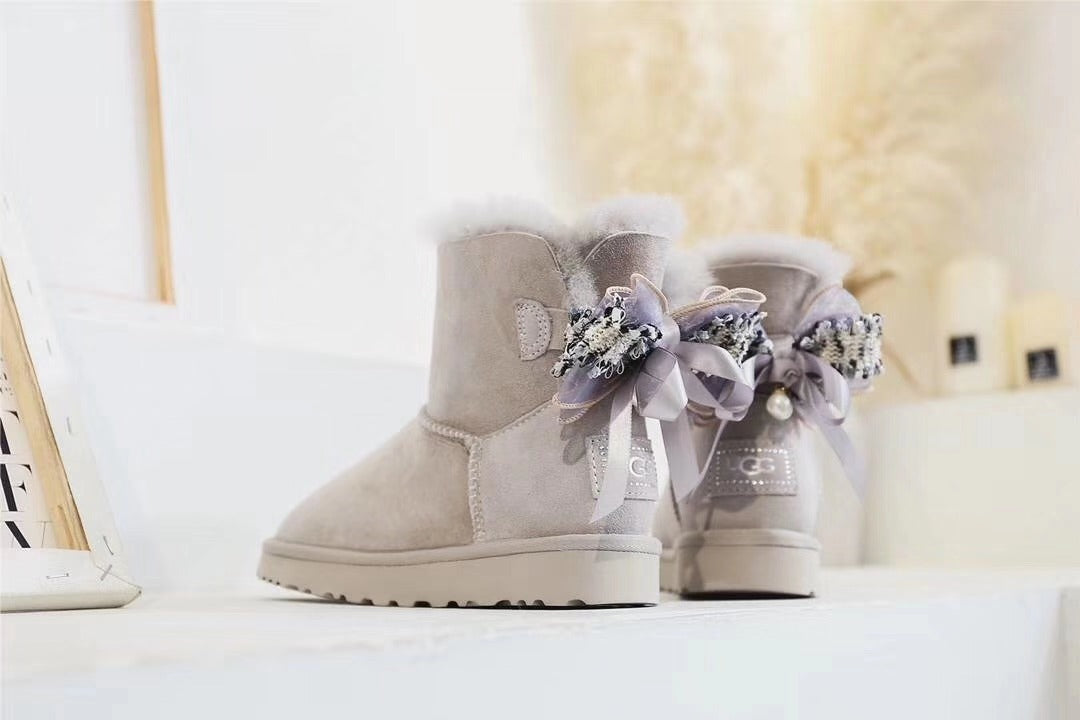 Diamond Grey 3-in-1 Convertible Snow Boots