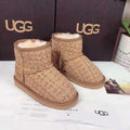 Chic Chestnut Kids Chanel-Style Snow Boots