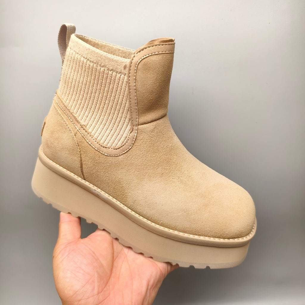 Sand 5cm Chunky Platform Fashion Sneakers – In Stock