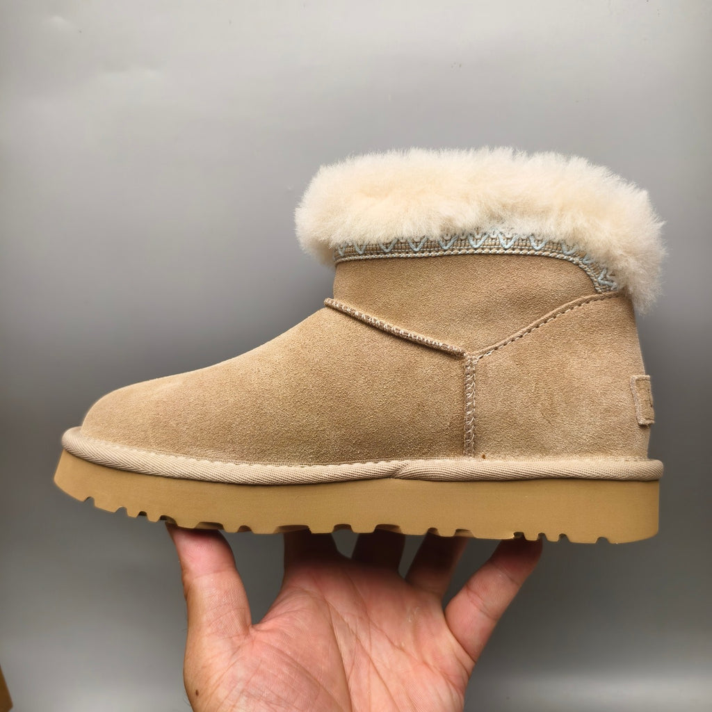 Sand Ethnic Style Low-Top Casual Sneakers – In Stock