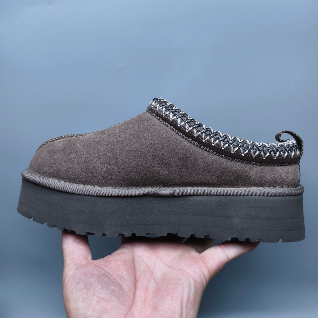 Walnut Brown Ethnic Style Chunky Sole Casual Shoes – In Stock